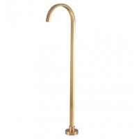 Brushed Gold Square Free Standing Bath Spout